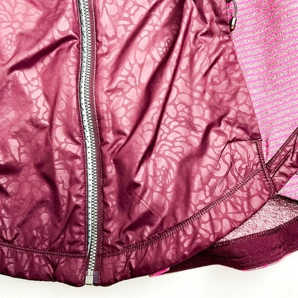 Lululemon Vest Pink Purple Zip Up Running Layer Size 6 - Picture 4 of 11